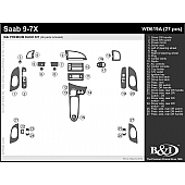 B & I Fender Dash Panel Trim WD619ASCD