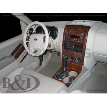 B & I Fender Dash Panel Trim WD629ASDB