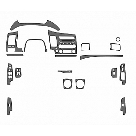 B & I Fender Dash Panel Trim WD636ASDB