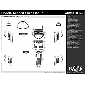 B & I Fender Dash Panel Trim WD859ADSG