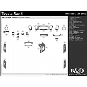 B & I Fender Dash Panel Trim WD1098CSDB
