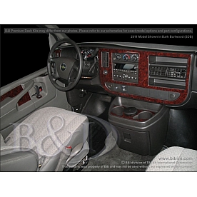 B & I Fender Dash Panel Trim WD862BSDB