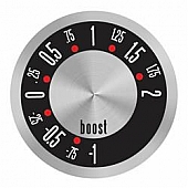 Aurora Instuments Gauge Face Overlay - Metal Silver Daytime Color/ White Letter Color - 62747