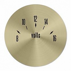 Aurora Instuments Gauge Face Overlay - Gold Daytime Color/ Black Letter Color - 62773