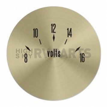 Aurora Instuments Gauge Face Overlay - Gold Daytime Color/ Black Letter Color - 62773