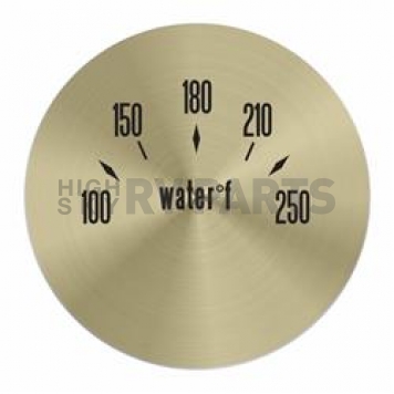 Aurora Instuments Gauge Face Overlay - Gold Daytime Color/ Black Letter Color - 62771