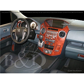 B & I Fender Dash Panel Trim WD897CSDE