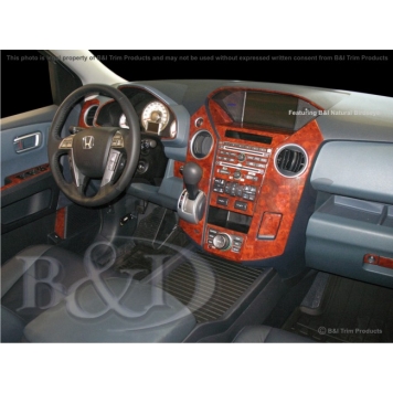 B & I Fender Dash Panel Trim WD897CSDE