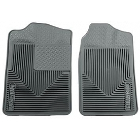 Husky Liner Floor Mat - Direct-Fit Gray TPE - Thermoplastic Elastomer Set of 2 - 51012