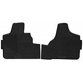 Highland Floor Mat - Direct-Fit Black Rubber Set of 2 - 4603200