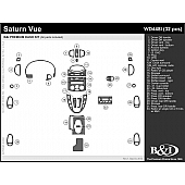 B & I Fender Dash Panel Trim WD448IRBA