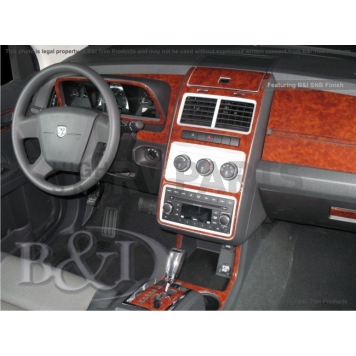 B & I Fender Dash Panel Trim WD883BSDB