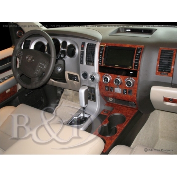 B & I Fender Dash Panel Trim WD885BSDB