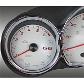 US Speedo Gauge Face Overlay - White Daytime Color/ Black Letter Color - G6140060