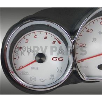 US Speedo Gauge Face Overlay - White Daytime Color/ Black Letter Color - G6140060