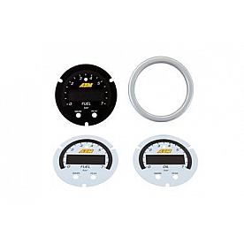 AEM Electronics Gauge Face Overlay - White Daytime Color/ Nighttime Color - 300301ACC