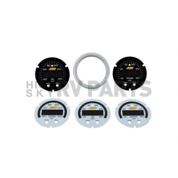 AEM Electronics Gauge Face Overlay - White Daytime Color/ Nighttime Color - 300302ACC