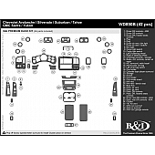 B & I Fender Dash Panel Trim WD890BDCF