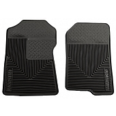 Husky Liner Floor Mat - Direct-Fit Black TPE - Thermoplastic Elastomer Set of 2 - 51021