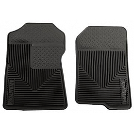 Husky Liner Floor Mat - Direct-Fit Black TPE - Thermoplastic Elastomer Set of 2 - 51021