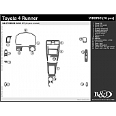 B & I Fender Dash Panel Trim WD275CDCF
