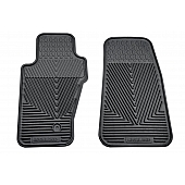 Highland Floor Mat - Multi-Fit Black Rubber Set of 2 - 4603600