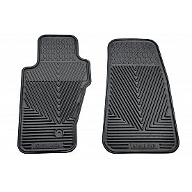 Highland Floor Mat - Multi-Fit Black Rubber Set of 2 - 4603600