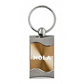 Automotive Gold Key Chain 075NOLAGLD