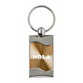 Automotive Gold Key Chain 075NOLAGLD