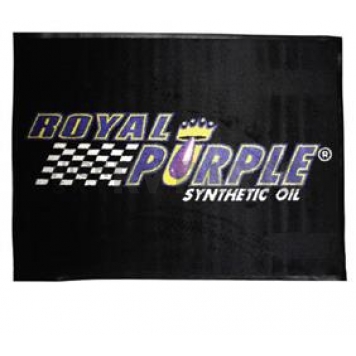 Royal Purple Floor Mat - Black With Royal Purple Logo - RP365