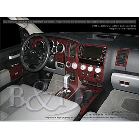 B & I Fender Dash Panel Trim 3D051B1DET