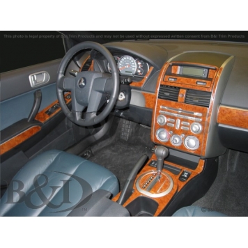 B & I Fender Dash Panel Trim WD545ADCF