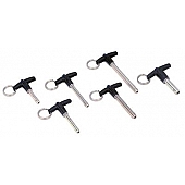 Moroso Performance Quick Release Pin 1/4 Inch x 1 Inch T-Handle Set Of 2 - 90380