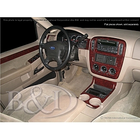 B & I Fender Dash Panel Trim 3D021B2SDB