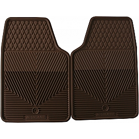 Highland Floor Mat - Multi-Fit Tan Rubber Set of 2 - 4402500