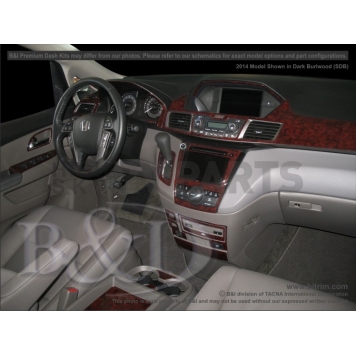 B & I Fender Dash Panel Trim WD1012DSDB