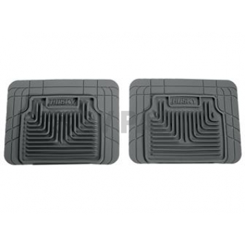 Husky Liner Floor Mat - Multi-Fit Gray TPE - Thermoplastic Elastomer Set of 2 - 52032
