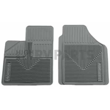Husky Liner Floor Mat - Direct-Fit Gray TPE - Thermoplastic Elastomer Set of 2 - 51142