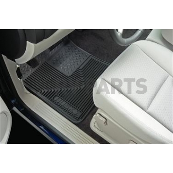 Husky Liner Floor Mat - Direct-Fit Black TPE - Thermoplastic Elastomer Set of 2 - 51181