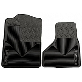 Husky Liner Floor Mat - Direct-Fit Black TPE - Thermoplastic Elastomer Set of 2 - 51201