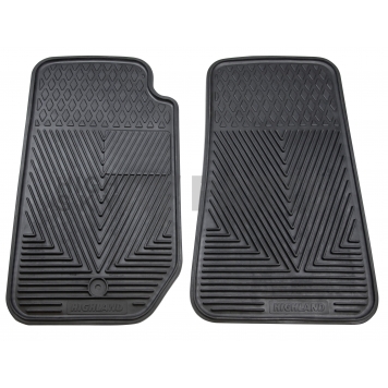 Highland Floor Mat - Multi-Fit Black Rubber Set of 2 - 4602900