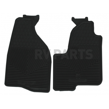 Highland Floor Mat - Direct-Fit Black Rubber Set of 2 - 4602000