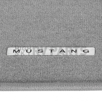 Ford Performance Floor Mat - Direct-Fit Black Mustang Logo Carpet Set of 2 - M13086ME-3