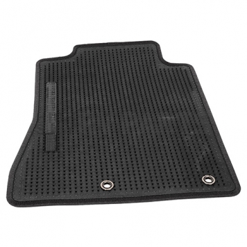 Ford Performance Floor Mat - Direct-Fit Black Silver Pony Logo Carpet Set of 2 - M13086MF-2