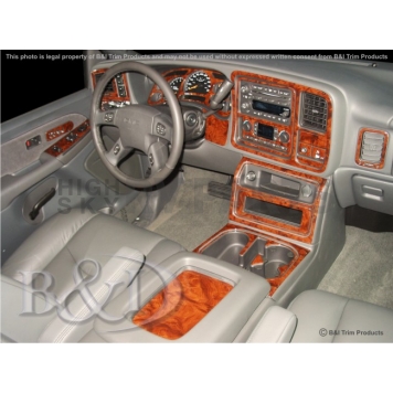 B & I Fender Dash Panel Trim WD875ADLE-1