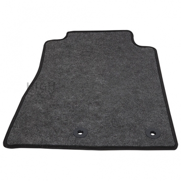 Ford Performance Floor Mat - Direct-Fit Black Silver Pony Logo Carpet Set of 2 - M13086MH-2
