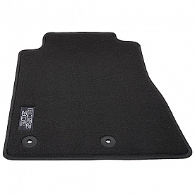 Ford Performance Floor Mat - Direct-Fit Black Boss 302 Logo Carpet Set of 2 - M13086MM
