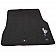 Ford Performance Floor Mat - Direct-Fit Black Silver Pony Logo Carpet Set of 2 - M13086MN