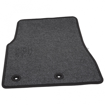 Ford Performance Floor Mat - Direct-Fit Black Silver Pony Logo Carpet Set of 2 - M13086MN-2