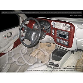 B & I Fender Dash Panel Trim 3D045A1BLK